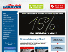 Tablet Screenshot of express-lakovna.cz
